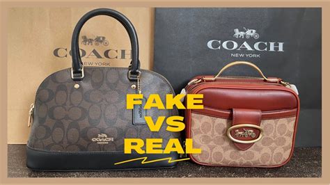 how to spot fake coach tote bag|are coach bags real leather.